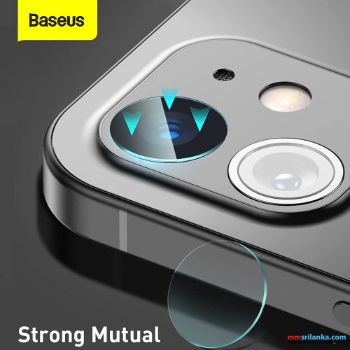 Baseus iPhone 12 Mini /12 Gem Lens Protective Film Transparent (2pcs Lens Set ) 